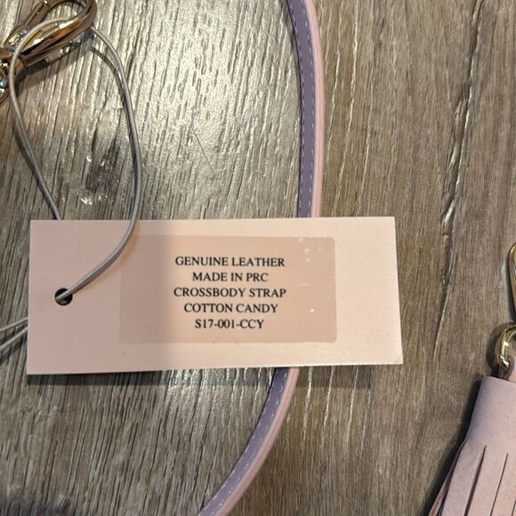 Pink Crossbody Strap with Tassel - Picture 3 of 5